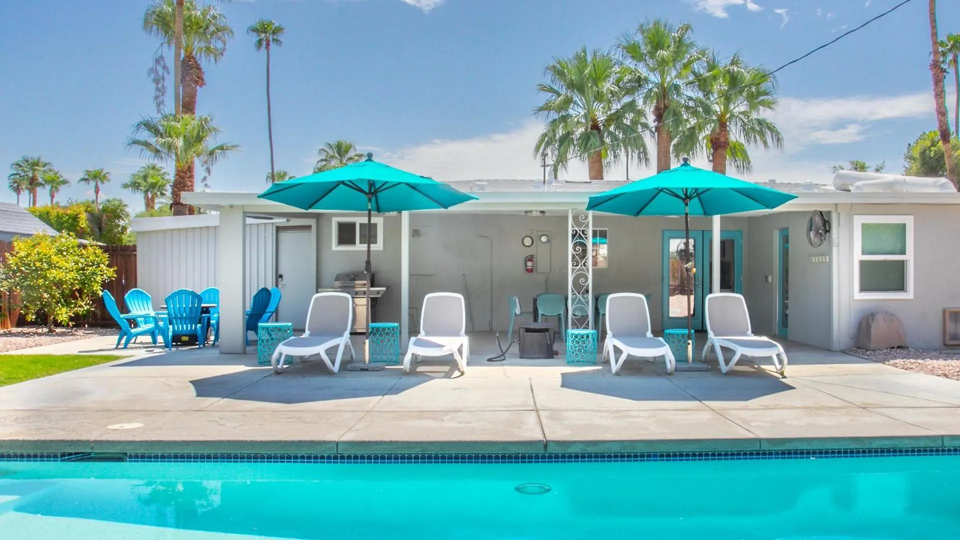 Tatil Evi Three Palms Villa Palm Springs ABD